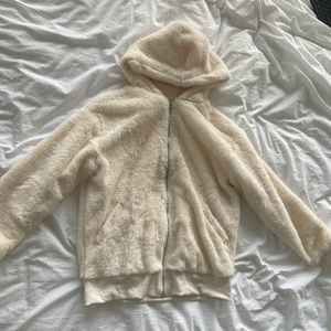 Cream Fluffy Jacket!